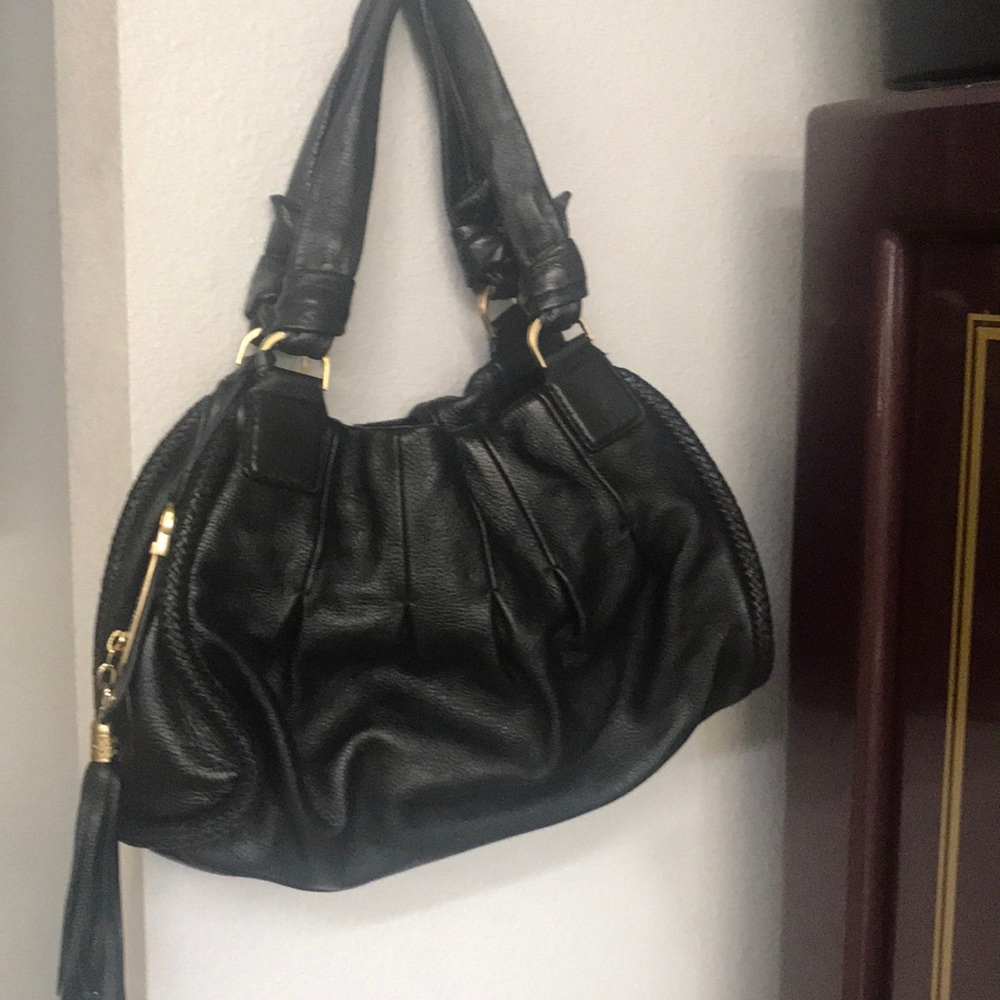 Cole Haan black leather purse